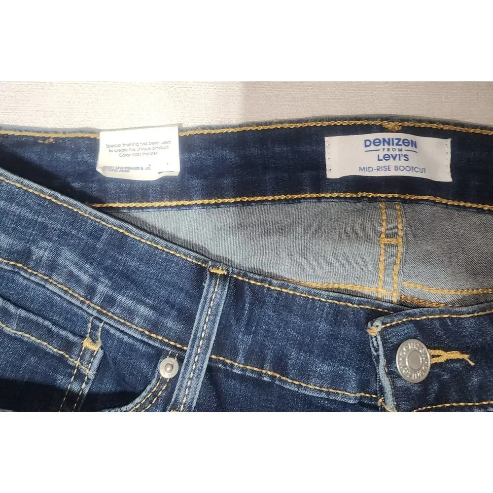 Denizen mid rise bootcut jeans 18S W34 L30 women's - Picture 5 of 7